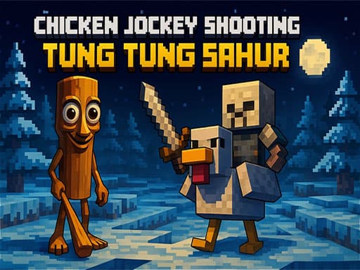 Chicken Jockey Shooting Tung Tung Sahur