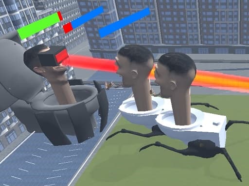 Merge Toilet Skib Fight