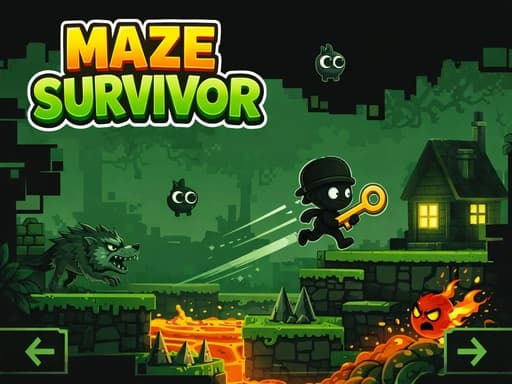 Maze Survivor Platform Adventure Game