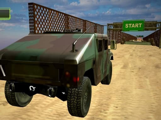 Military Vehicle Driving Simulation
